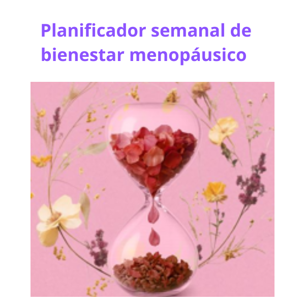 Planificador semanal de Bienestar Menopáusico