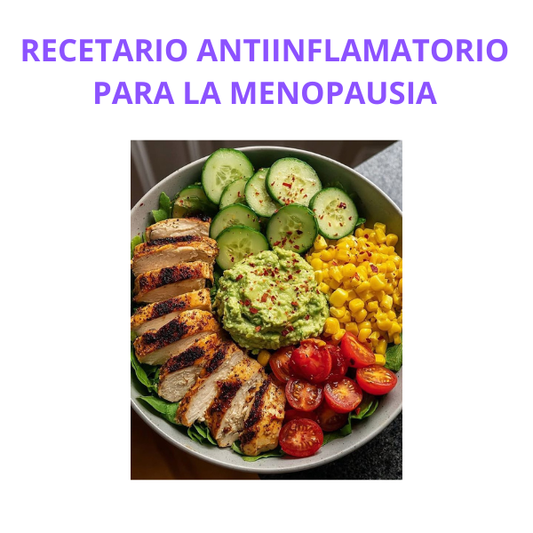 Recetario antiinflamatorio para la menopausia